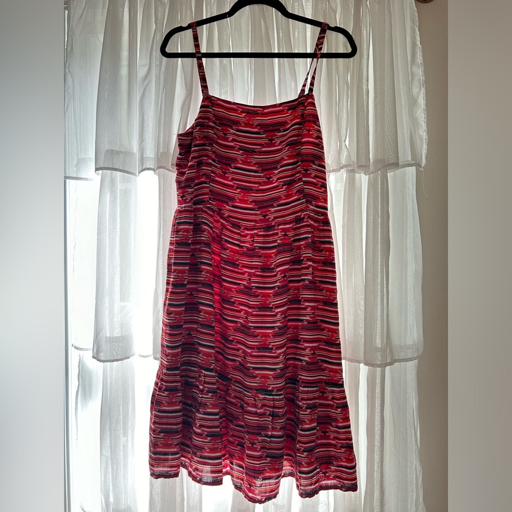 NWT Loft multicolor‎ striped mini dress; size: 10